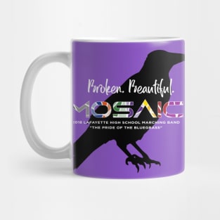 Mosaic Raven Mug